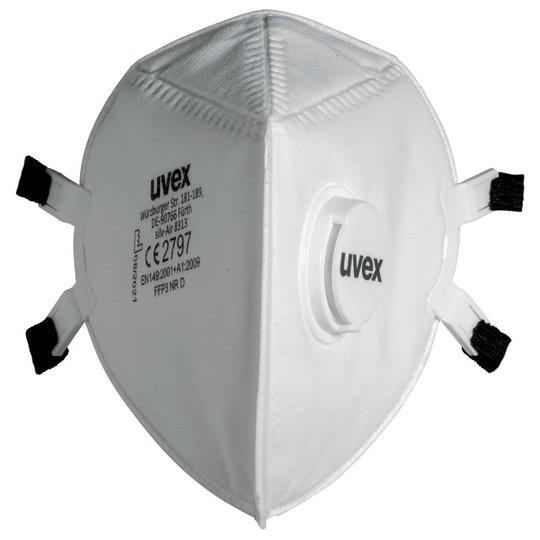 UVEX SİLV-AİR P 8313 FFP3 DÜZ KATLANIR MASKE