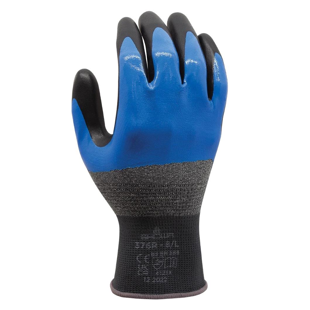 SHOWA 376R 3/4 Nitril Daldırmalı Sıvı Korumalı İş Eldiveni