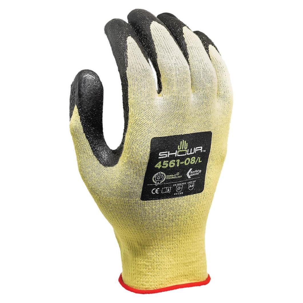 SHOWA 4561 Kevlar Astarlı Sünger Nitril Kesilmeye Dayanıklı Eldiven