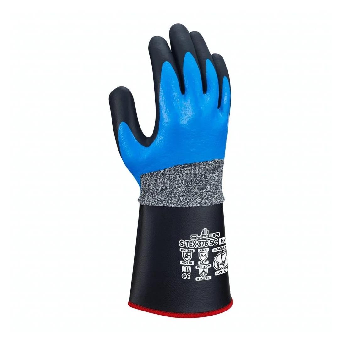SHOWA S-TEX 376SC Uzun Manşetli Kesilmeye Dayanıklı Eldiven