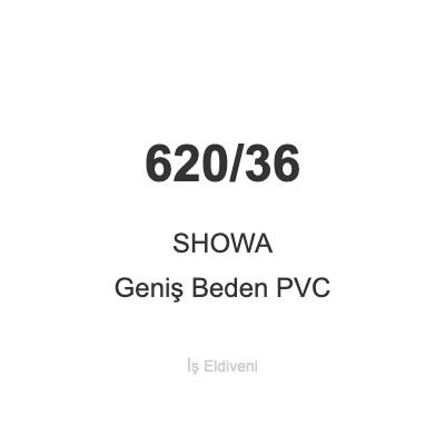 SHOWA 620/36 Geniş Beden Turuncu PVC Kaplamalı İş Eldiveni