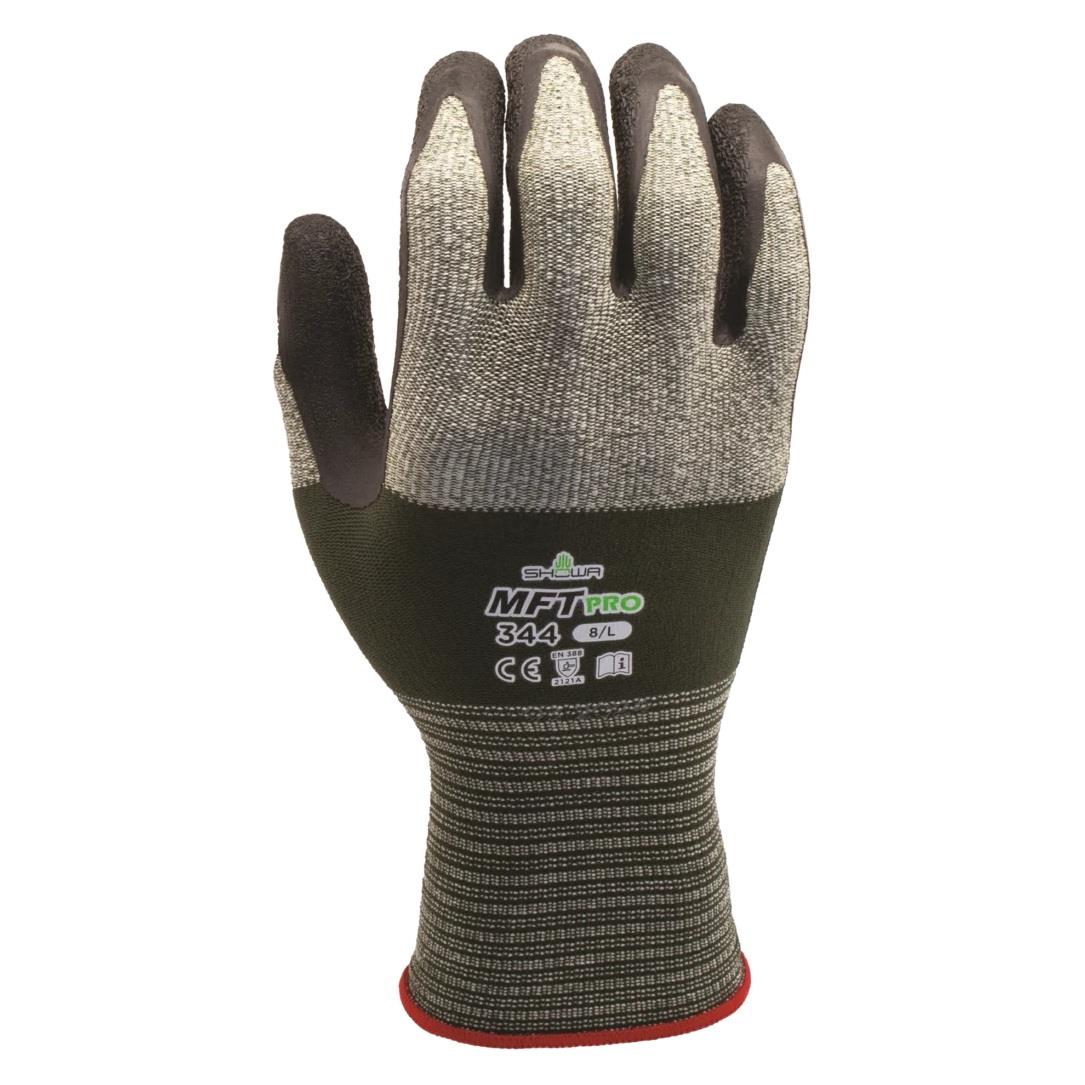 SHOWA MFT PRO 344 Doğal Kauçuk Lateks Kaplamalı İş Eldiveni