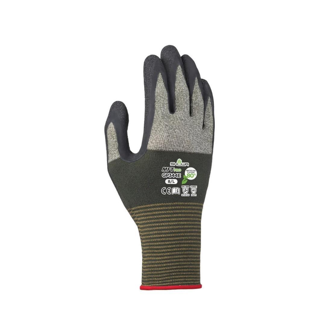 SHOWA RECYCLED MFT PRO GP344E Geri Dönüştürülmüş Doğal Kauçuk Kaplamalı İş Eldiveni