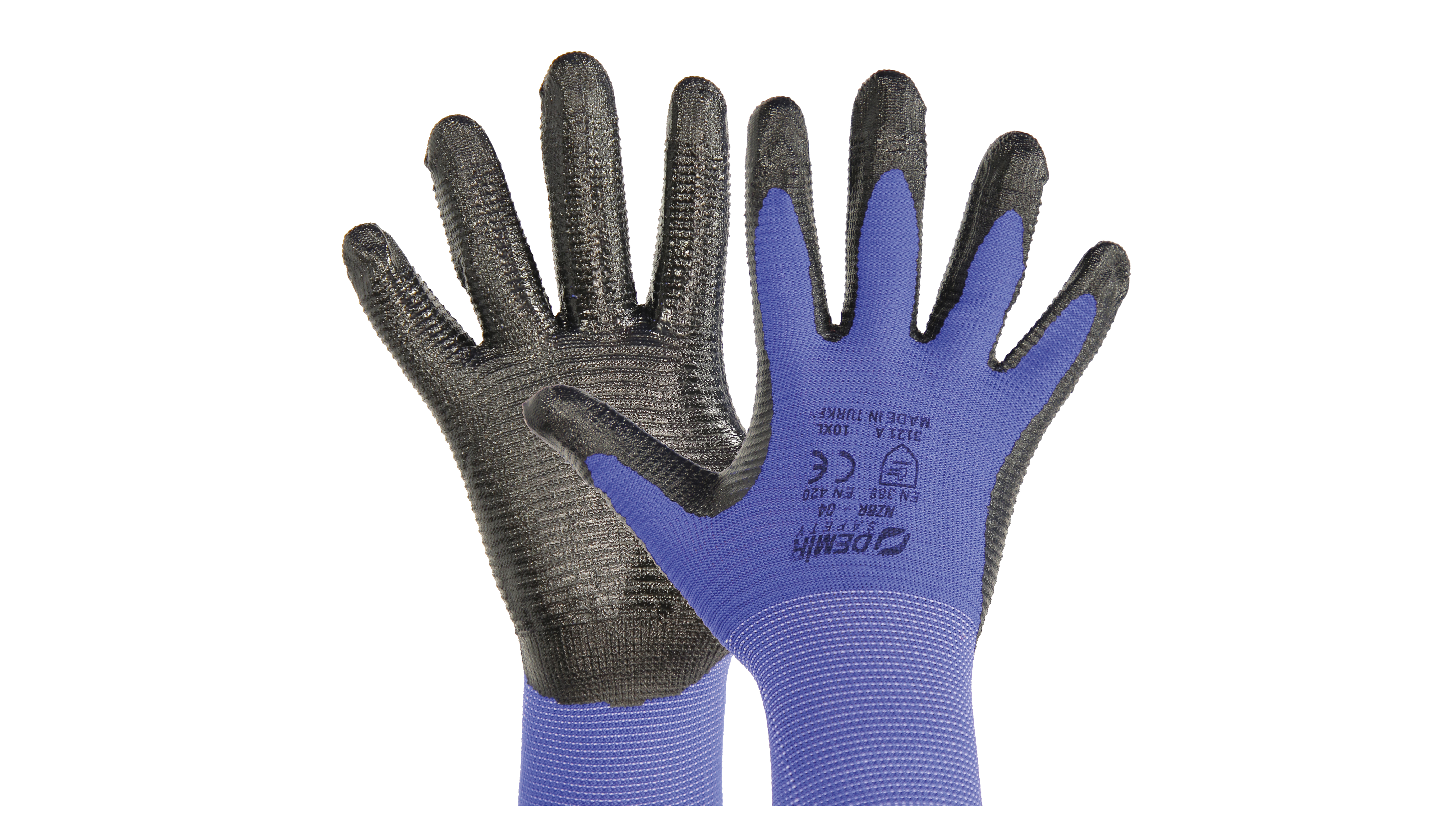 Demir Safety NZBR-04 Nitril Eldiven