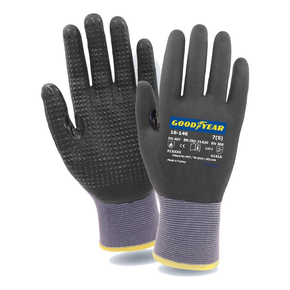Goodyear 16-146 Dotting Crotch Takviyeli Tam Kaplı İş Eldiveni