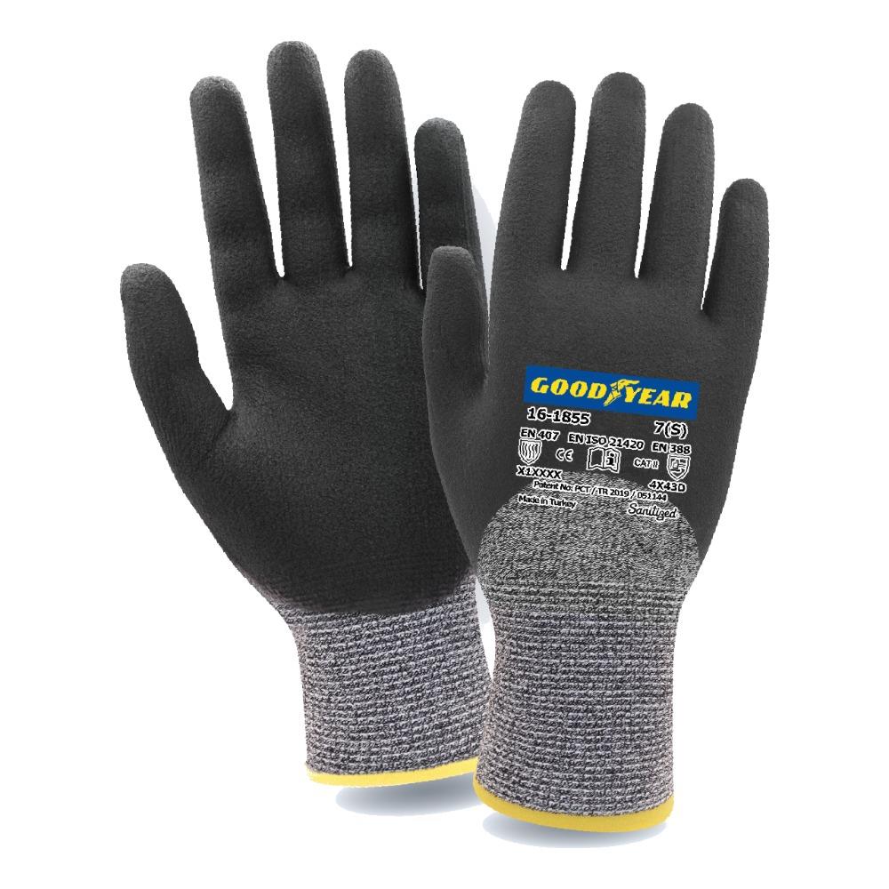 Goodyear 16-1855 Kesilme Dirençli Üç Çeyrek Kaplı İş Eldiveni