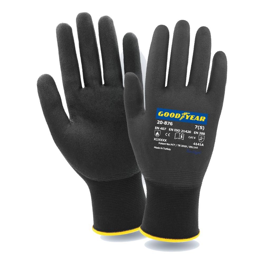 Goodyear 20-876 Siyah Tam Kaplı İş Eldiveni