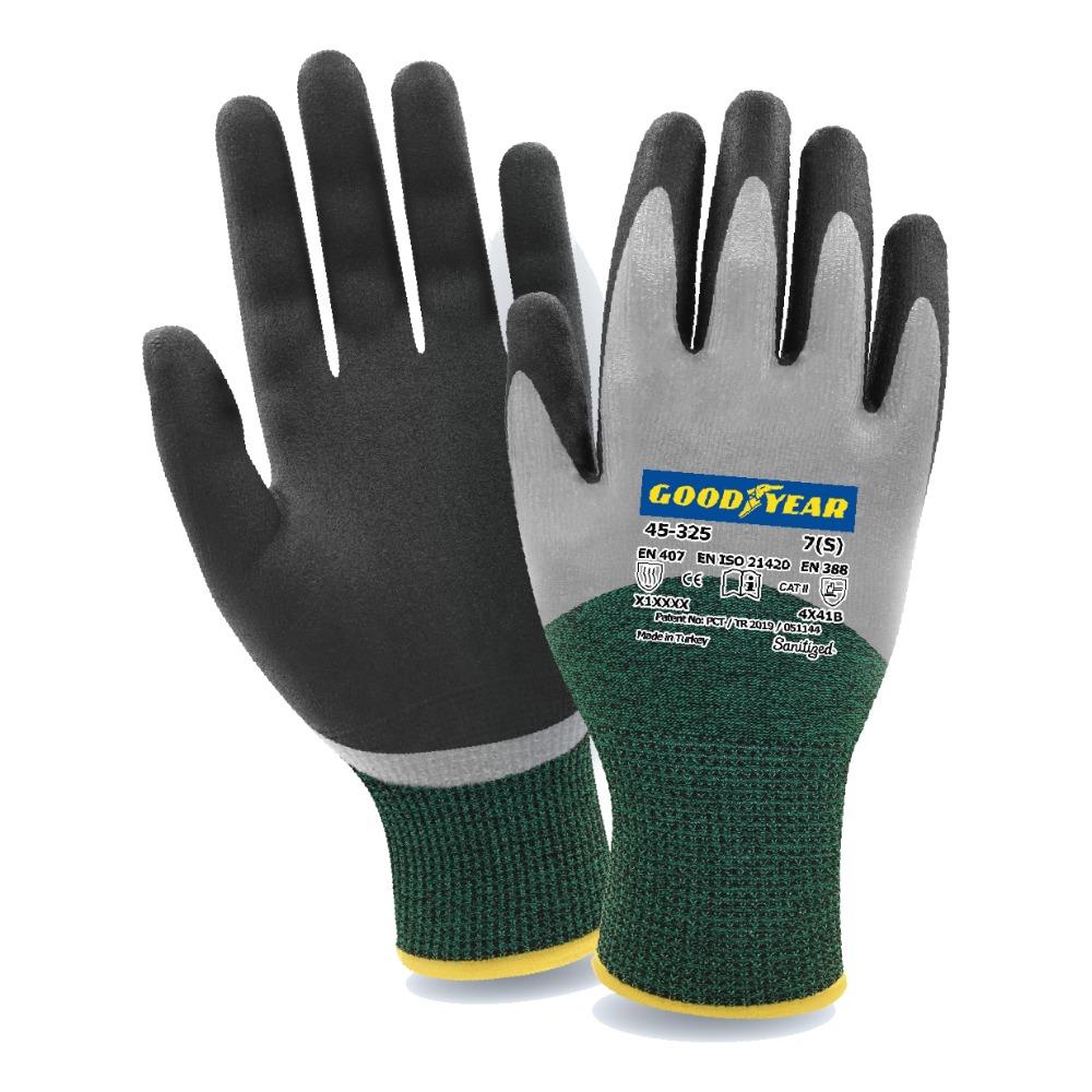 Goodyear 45-325 (MK-18) Kesilme Dirençli Çift Kaplamalı İş Eldiveni