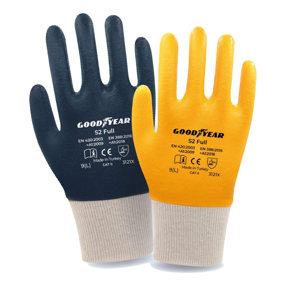 Goodyear S2 Tam Kaplı Nitril İş Eldiveni