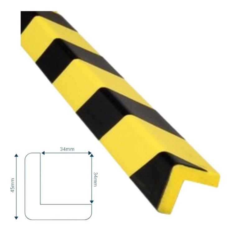 Puffyguard L2 Kenar Köşe Koruyucu 1 Metre Sarı Siyah