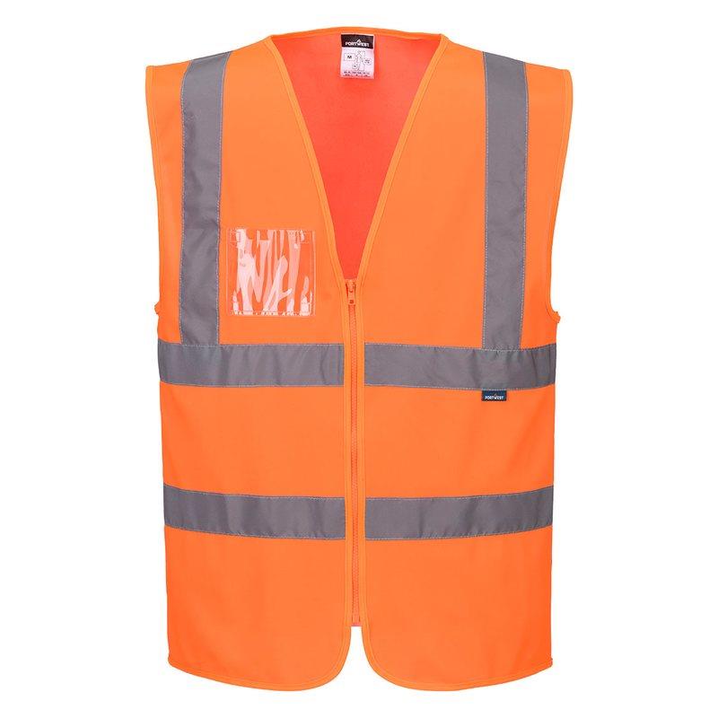 Portwest C371 Fermuarlı Reflektörlü İkaz Yeleği