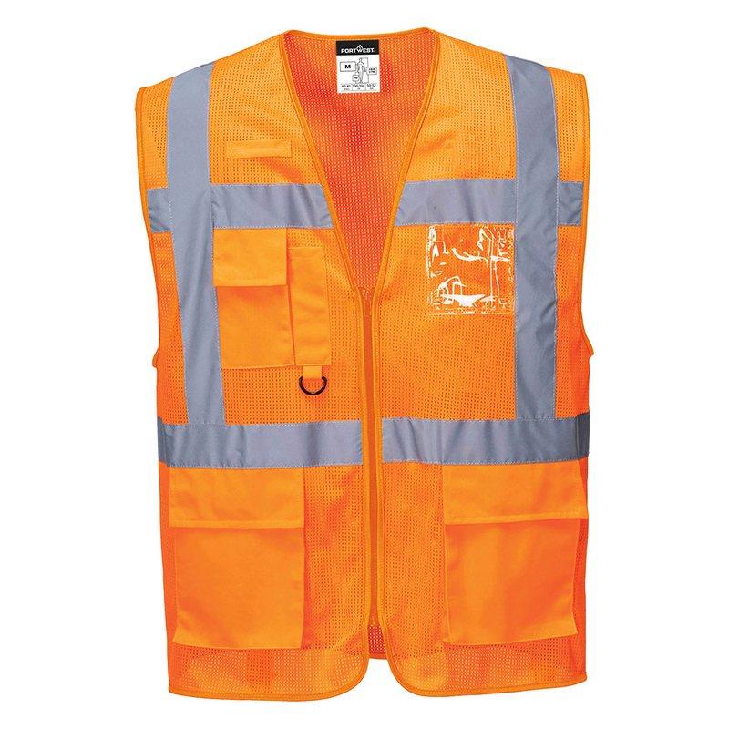 Portwest C376 Fileli Reflektörlü Mühendis Yeleği