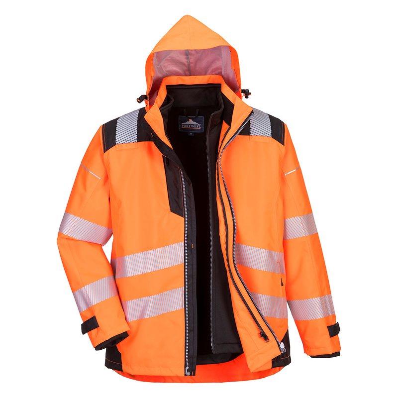 Portwest PW365 3+1 Reflektörlü Parka Mont
