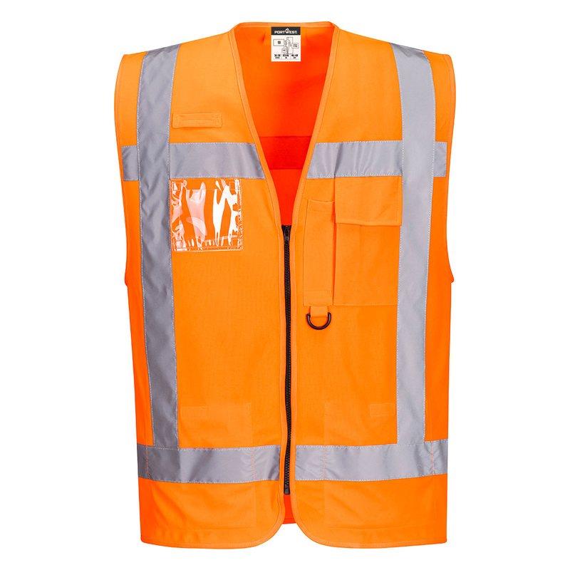 Portwest R476 Fermuarlı Reflektörlü Mühendis Yeleği