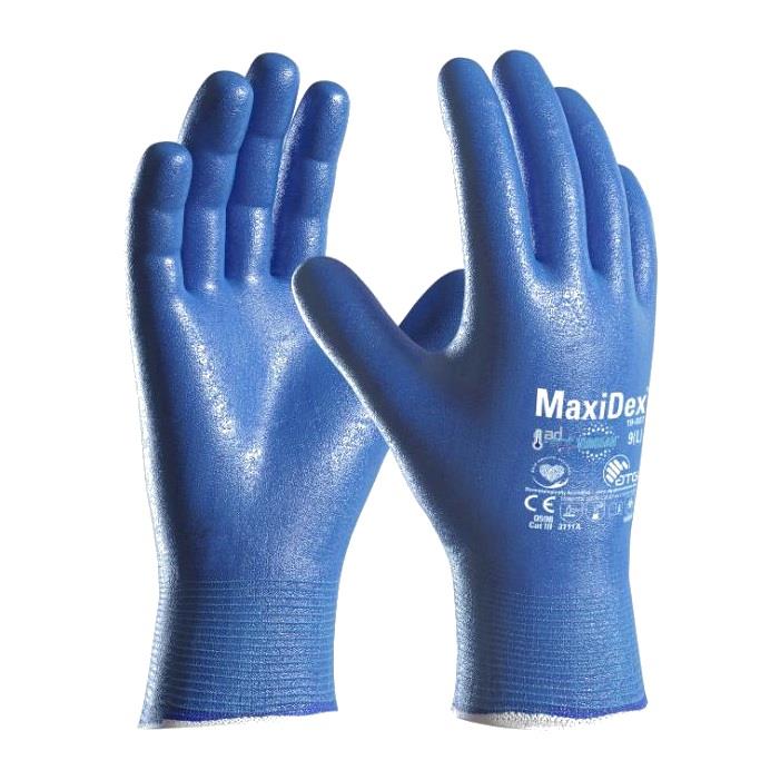 ATG MaxiDex 19-007 Hibrit Sıvı Geçirmez İş Eldiveni (Virüs Korumalı)