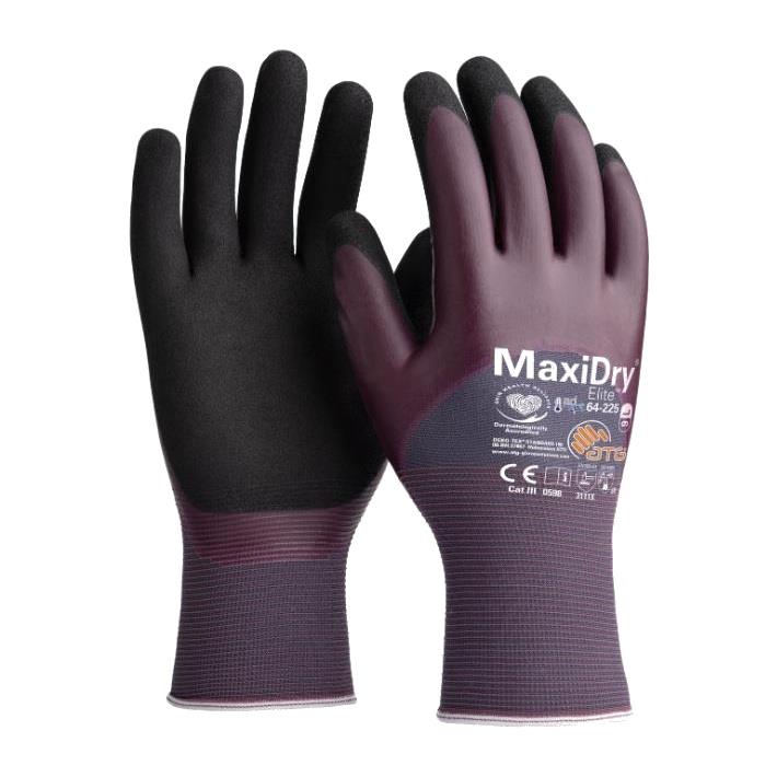 ATG MaxiDry Elite 64-225 AD-APT Soğutmalı 3/4 Kaplı Yağ İtici İş Eldiveni