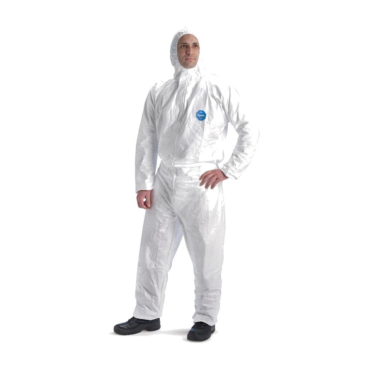 DuPont Tyvek 400 Dual Nefes Alan Sırt Panelli Koruyucu Tulum (Tip 5-6)