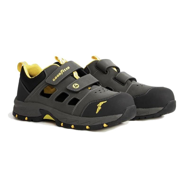 Goodyear GY11-100 Air Grey S1PL ESD HRO Sandalet Fiberglas Burun İş Güvenliği Ayakkabısı