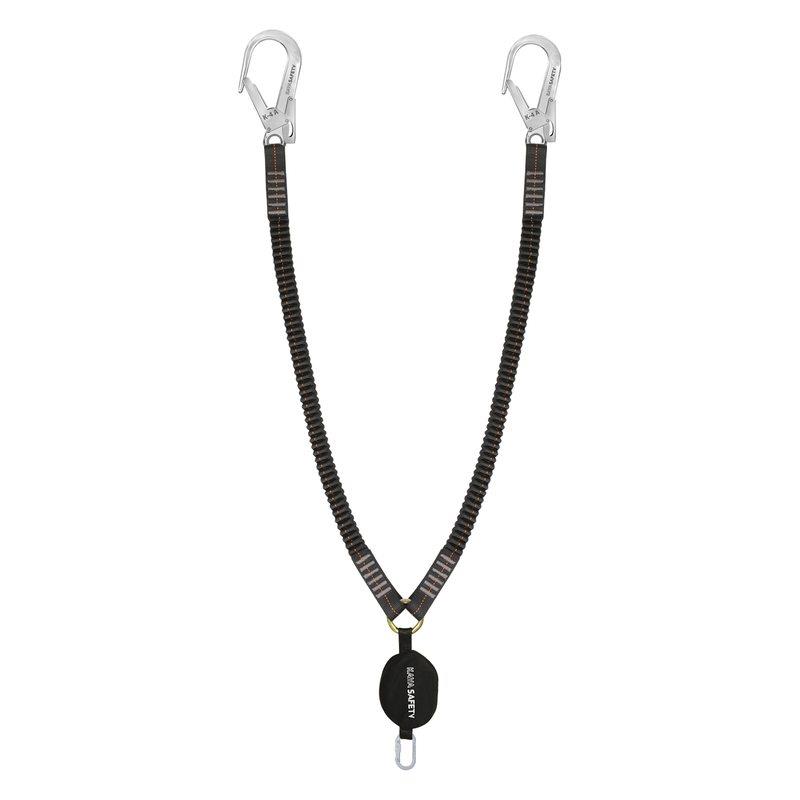 Kaya Safety E-3 EL D Çift Kol Şok Emicili Elastik Lanyard