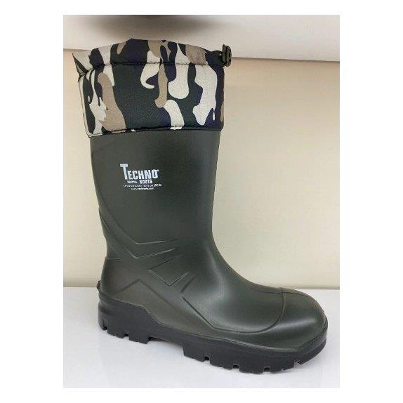 Techno Boots Kısa Boy Poliüretan Çizme 35 cm O4 Eksi 30 Derece