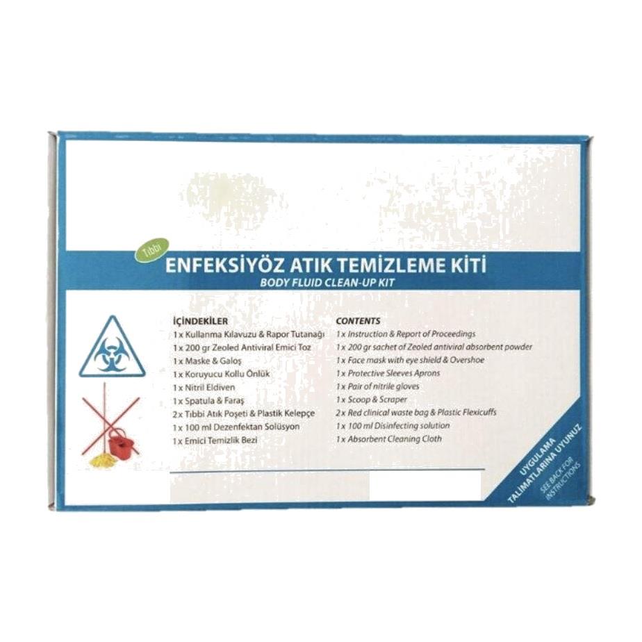 Tusorb EAK-01 Enfeksiyöz Atık Temizleme Kiti (Body Fluid Clean-Up Kit)