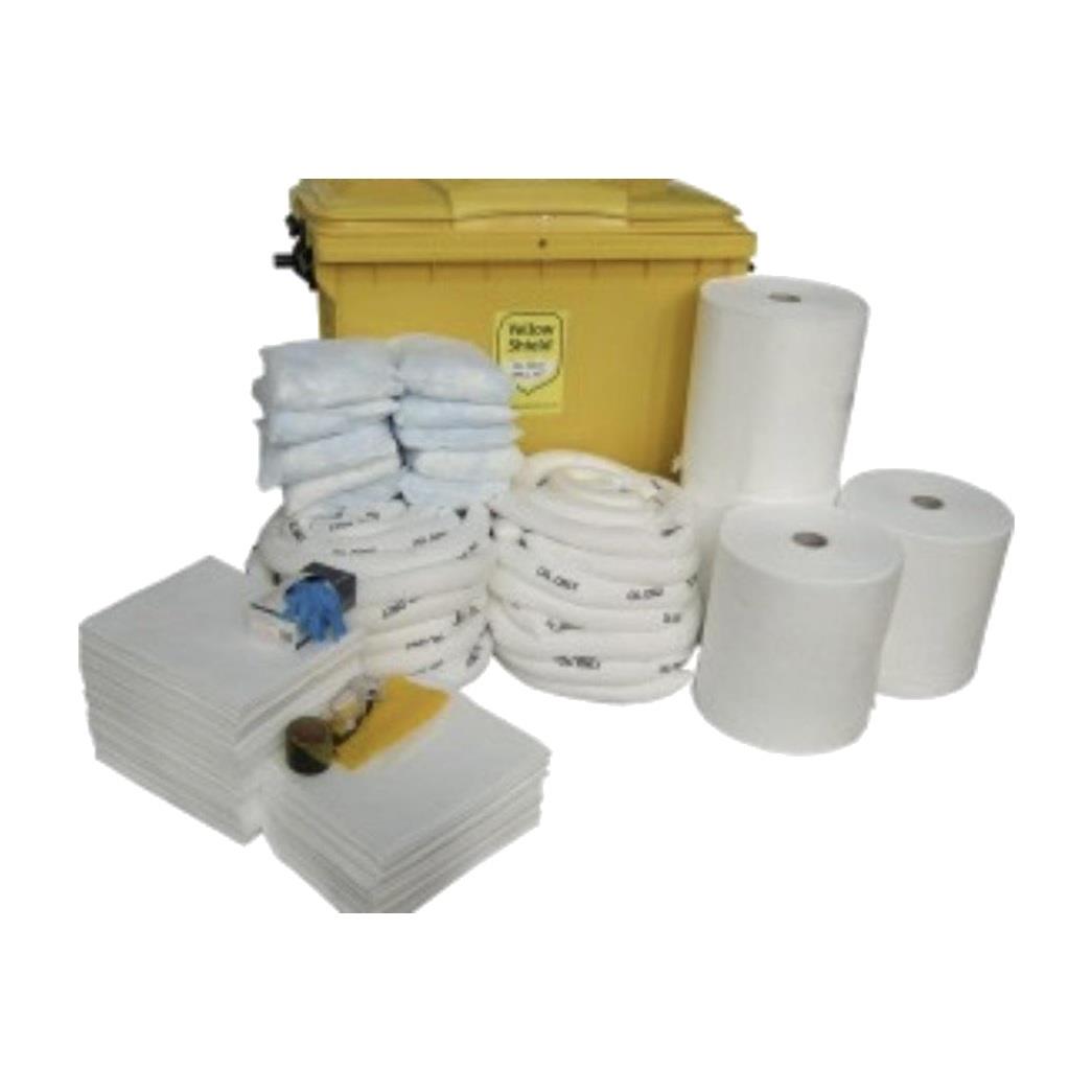 Tusorb YDK-11 Yağ ve Yakıt Döküntü Kiti 1100 Litre (Tekerlekli Konteyner)