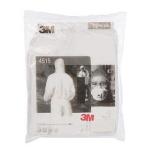 3M 4515 Beyaz Genel Koruyucu Elbise-Tulum