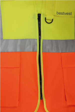 Bestvest Reflektörlü Sarı Turuncu Mühendis Yeleği