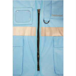 Bestvest Reflektörlü Turkuaz Mühendis Yeleği