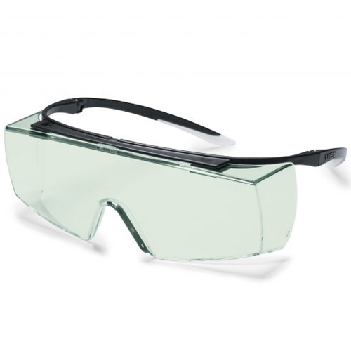Uvex Super f OTG Koruyucu İş Gözlüğü (Açık Yeşil PC Cam)