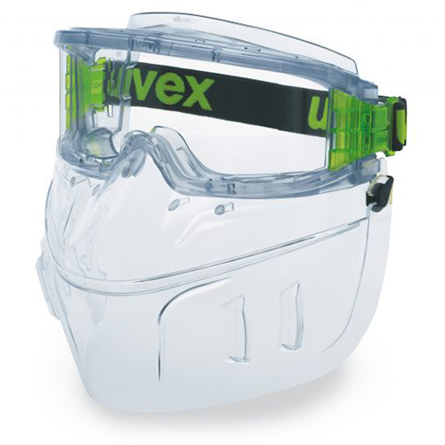 Uvex Ultravision Yüz Korumalı Geniş Görüş Koruyucu İş Gözlüğü (Şeffaf PC Cam)
