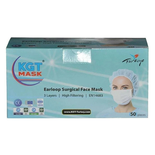 KGT 3 Katlı Telli Maske