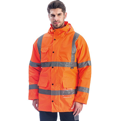 myForm EVEREST HI-VIS LONG JACKET Reflektörlü Parka (Turuncu)