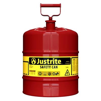 Justrite 7150100 19 Litre Çelik Yanıcı Madde Güvenlik Bidonu
