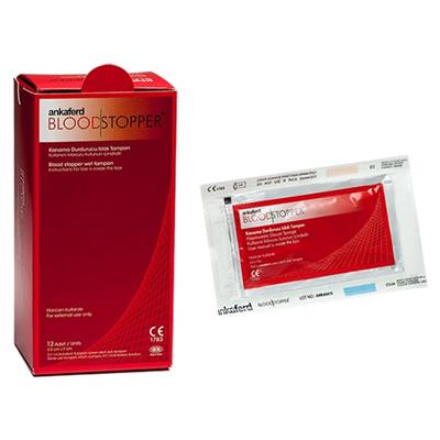 Blood Stopper BS02 Islak Tampon 2,5x7 cm (12 Adet)