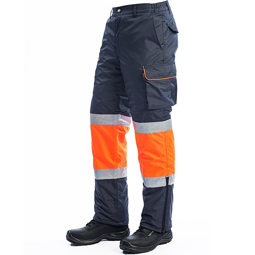 myForm EVEREST HI-VIS Diz Kombinli Pantolon (Turuncu-Lacivert)