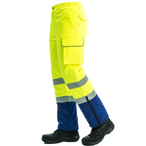 myForm EVEREST HI-VIS Paça Kombinli Pantolon (Sarı-Mavi)