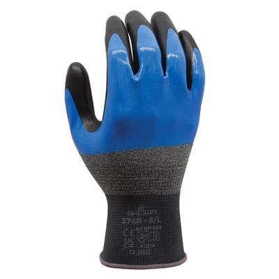 SHOWA 376R 3/4 Nitril Daldırmalı Sıvı Korumalı İş Eldiveni