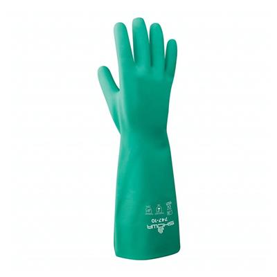 SHOWA 747 480 mm Uzun Kollu Nitril Kimyasal Korumalı Eldiven