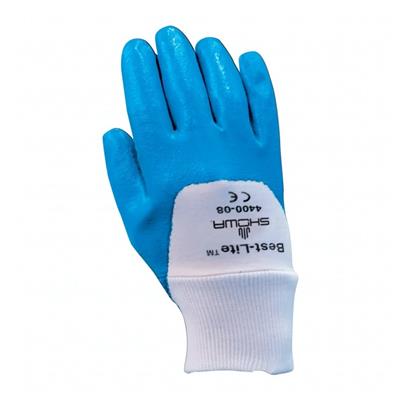 SHOWA 4400 3/4 Nitril Daldırmalı Jarse Astarlı İş Eldiveni