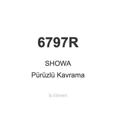 SHOWA 6797R Pürüzlü Kavramalı Dirseğe Kadar Uzun İş Eldiveni