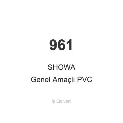 SHOWA 961 Nefes Alabilir PVC Kaplamalı Genel Amaçlı İş Eldiveni