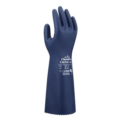 SHOWA CN741 380mm Önkol Korumalı Kimyasal Dirençli İş Eldiveni