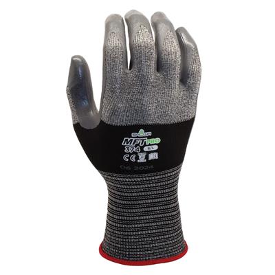 SHOWA MFT PRO 374 Düz Nitril Kaplamalı Siyah İş Eldiveni