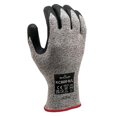 SHOWA S-TEX XC800 Paslanmaz Çelik Takviyeli Yağa Dayanıklı Kesilme Eldiveni
