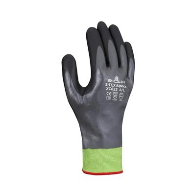 SHOWA S-TEX Alpha XC822 Tungsten İplikli F Sınıfı Kesilmeye Dayanıklı İş Eldiveni
