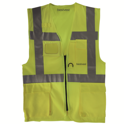 Bestvest Reflektörlü Sarı Mühendis Yeleği