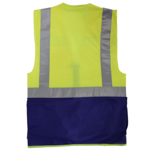 Bestvest Reflektörlü Sarı Lacivert Mühendis Yeleği
