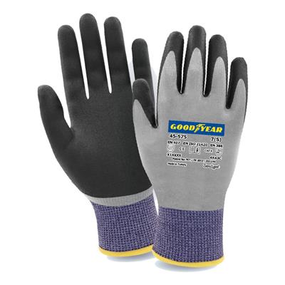 Goodyear 45-575 Kesilme Dirençli Tam Kaplı Çift Kaplamalı İş Eldiveni