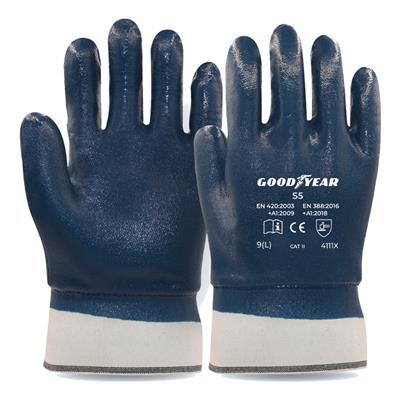 Goodyear S5 Manşetli Tam Nitril Kaplı İş Eldiveni